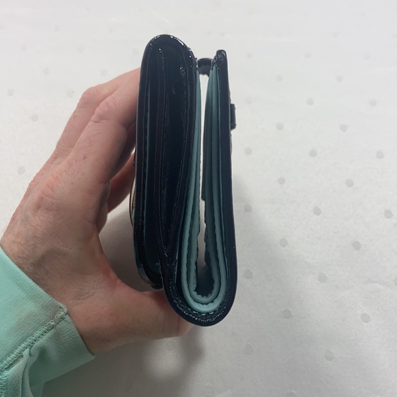 Authentic Coach Soho Signature Black Bi-Fold Buckle Wallet - Picture 14 of 16